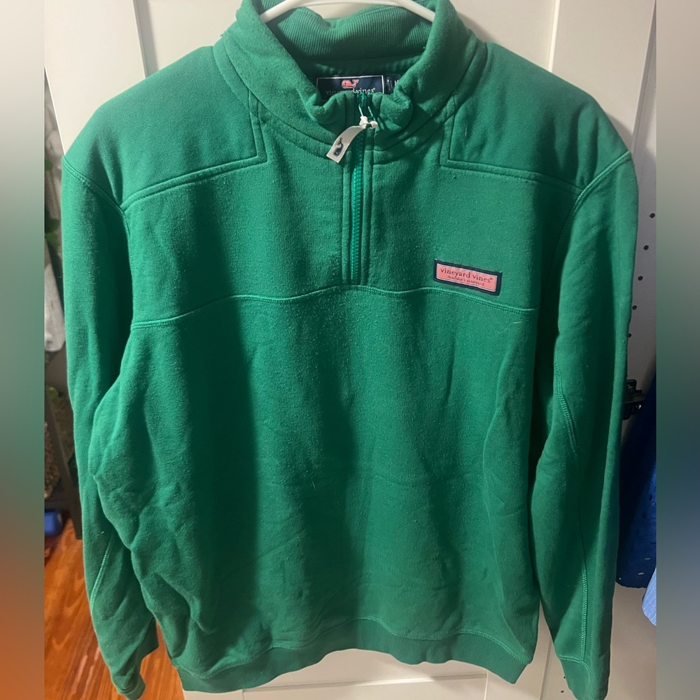 Kelly Green Vineyard Vines Shep Shirt